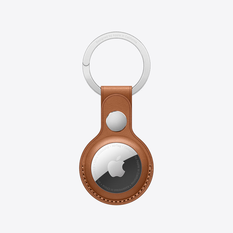 Apple Porte-clés en cuir AirTag